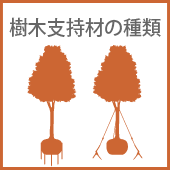 樹木支持材の種類